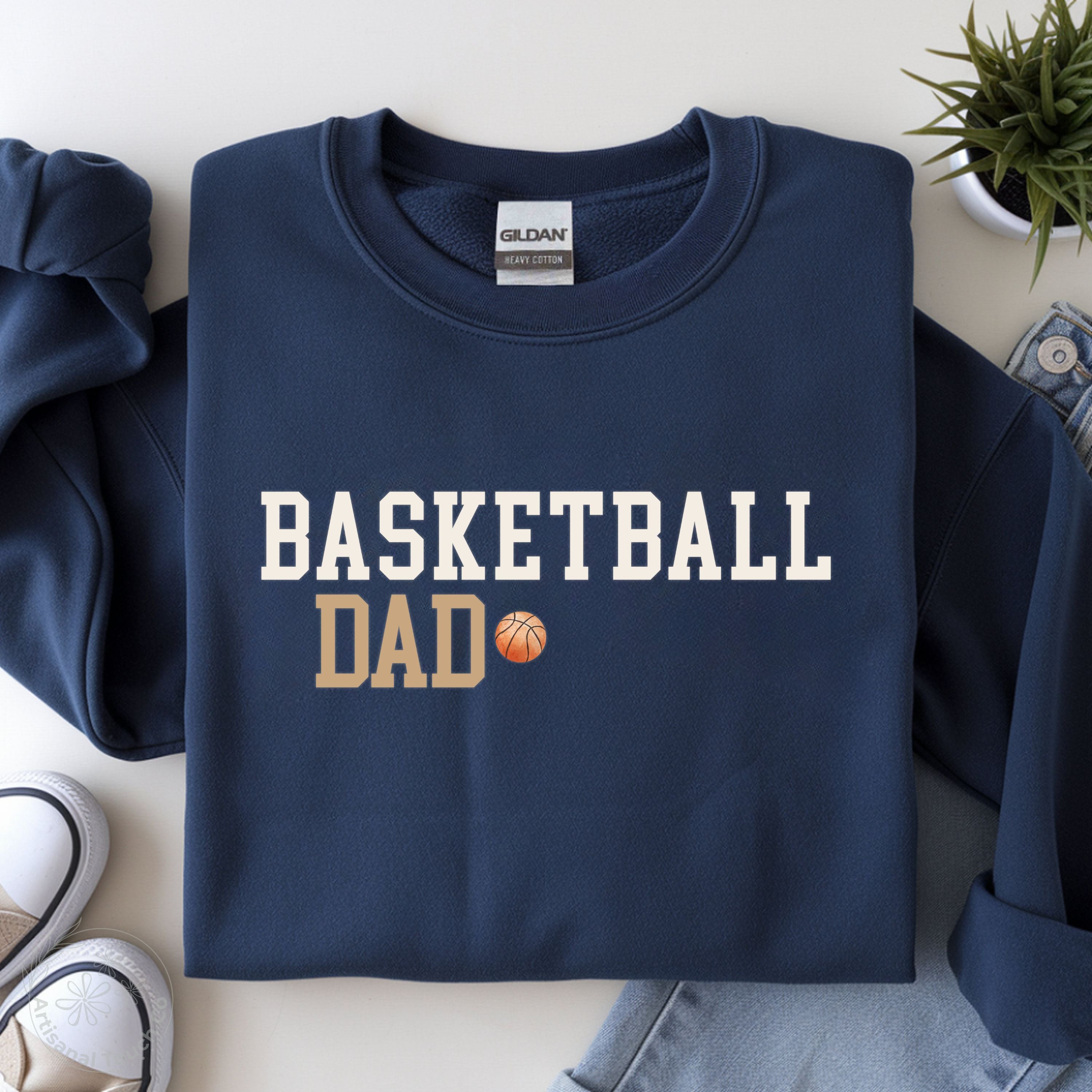 Basketball Dad Sweatshirt – Game Day Crewneck S–3XL