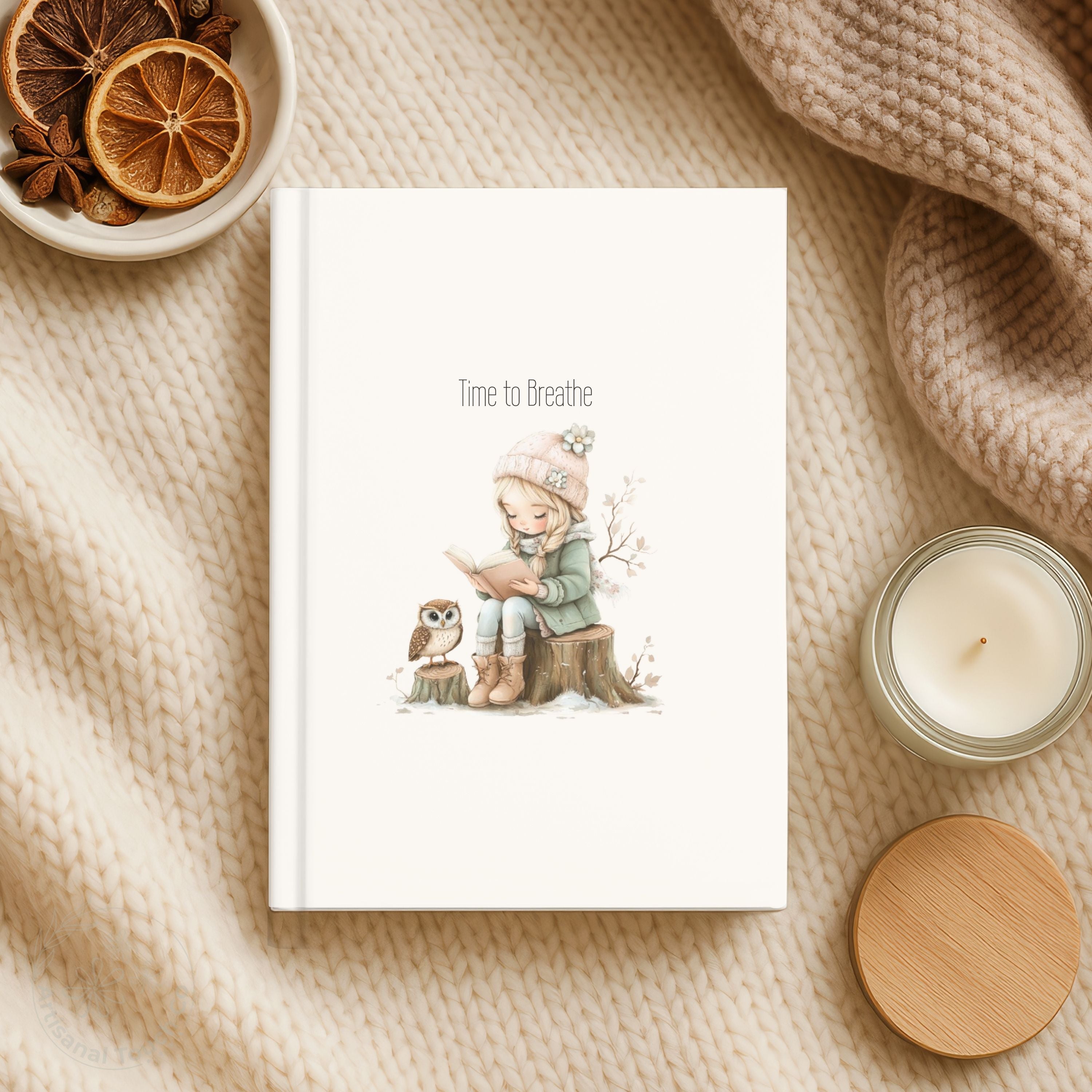Time to Breathe Journal • Guided Prayer Journal • Hardcover Notebook • Quiet Time Journal for Women • Neutral Aesthetic • Self Care Gift