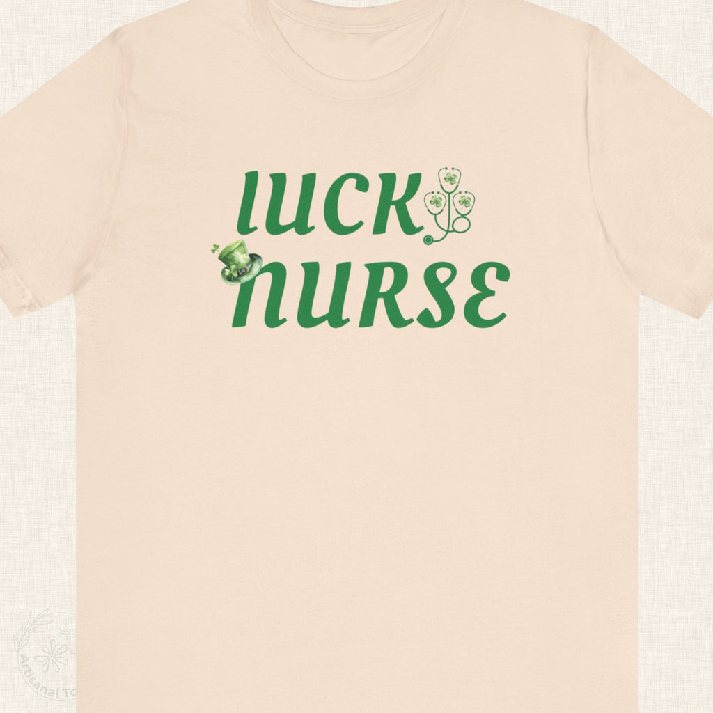 Luck Nurse St. Patrick’s Day Shirt for Nurses – Cute Green Shamrock Nursing Tee