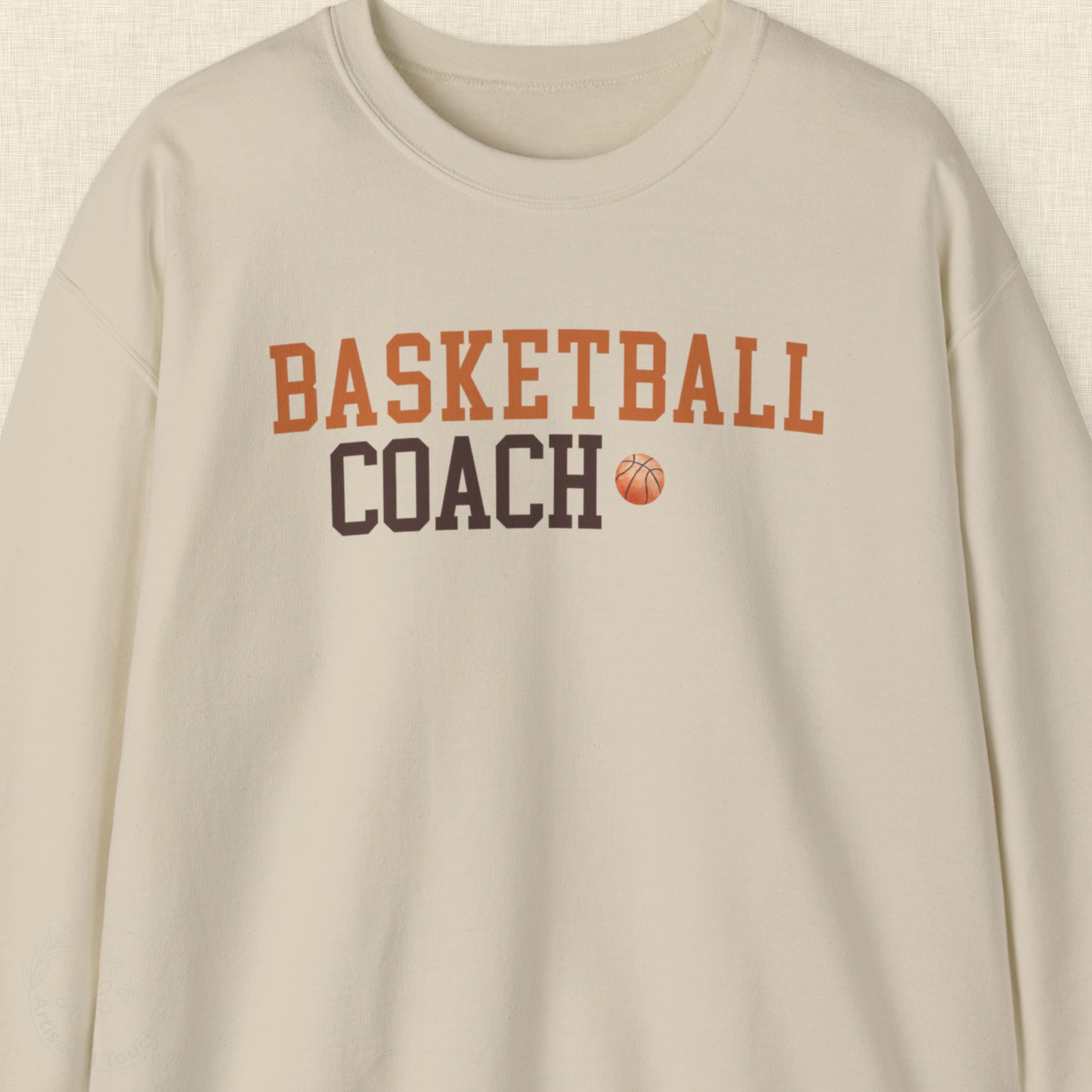 Basketball Coach Sweatshirt • Game Day Crewneck • Sports Coach Shirt • Unisex S–3XL