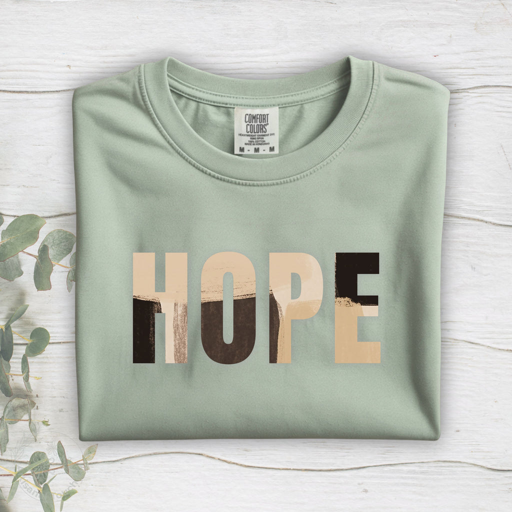 Hope shirt in bay – spiritual graphic tee