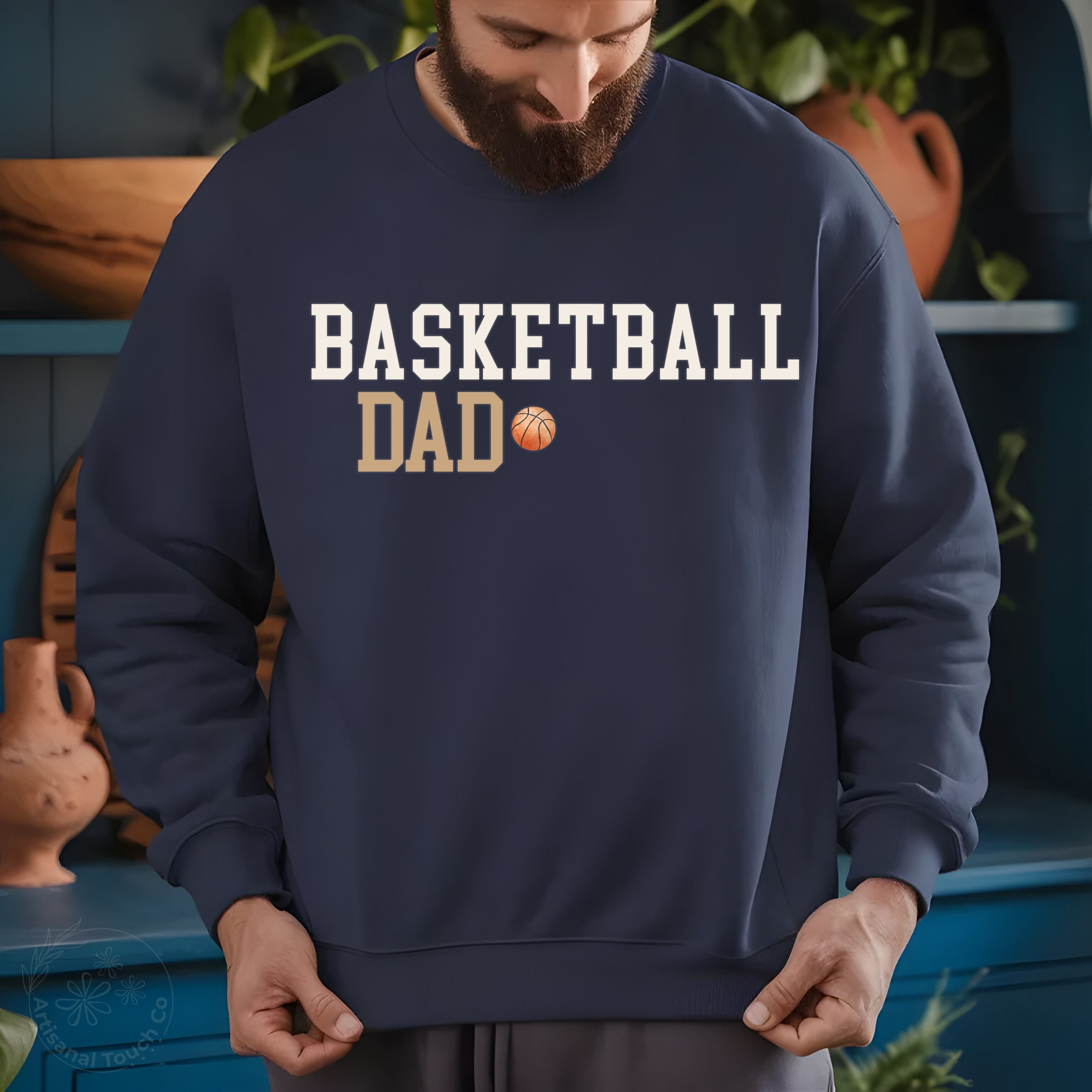 Basketball Dad Sweatshirt – Game Day Crewneck S–3XL