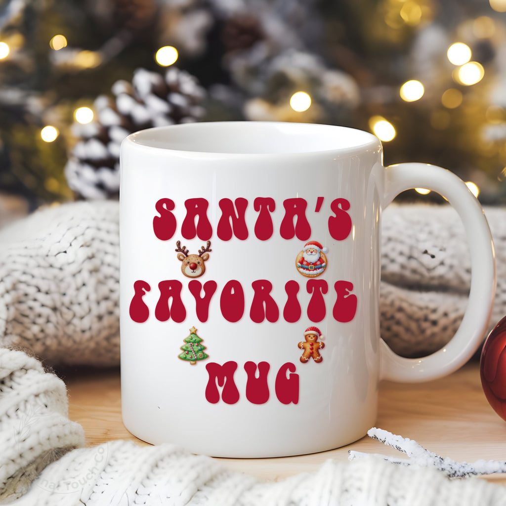 Santa Christmas Mug – Vintage Santa Face Holiday Coffee Cup (11oz & 15oz)