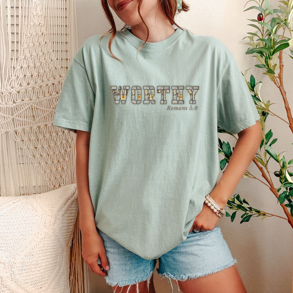 Worthy Christian Tee – Inspirational Faith Shirt