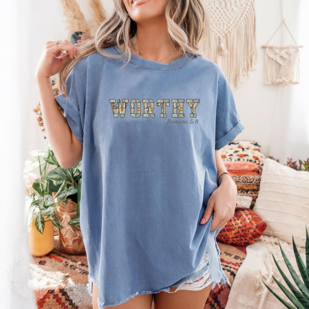Worthy Christian Tee – Inspirational Faith Shirt