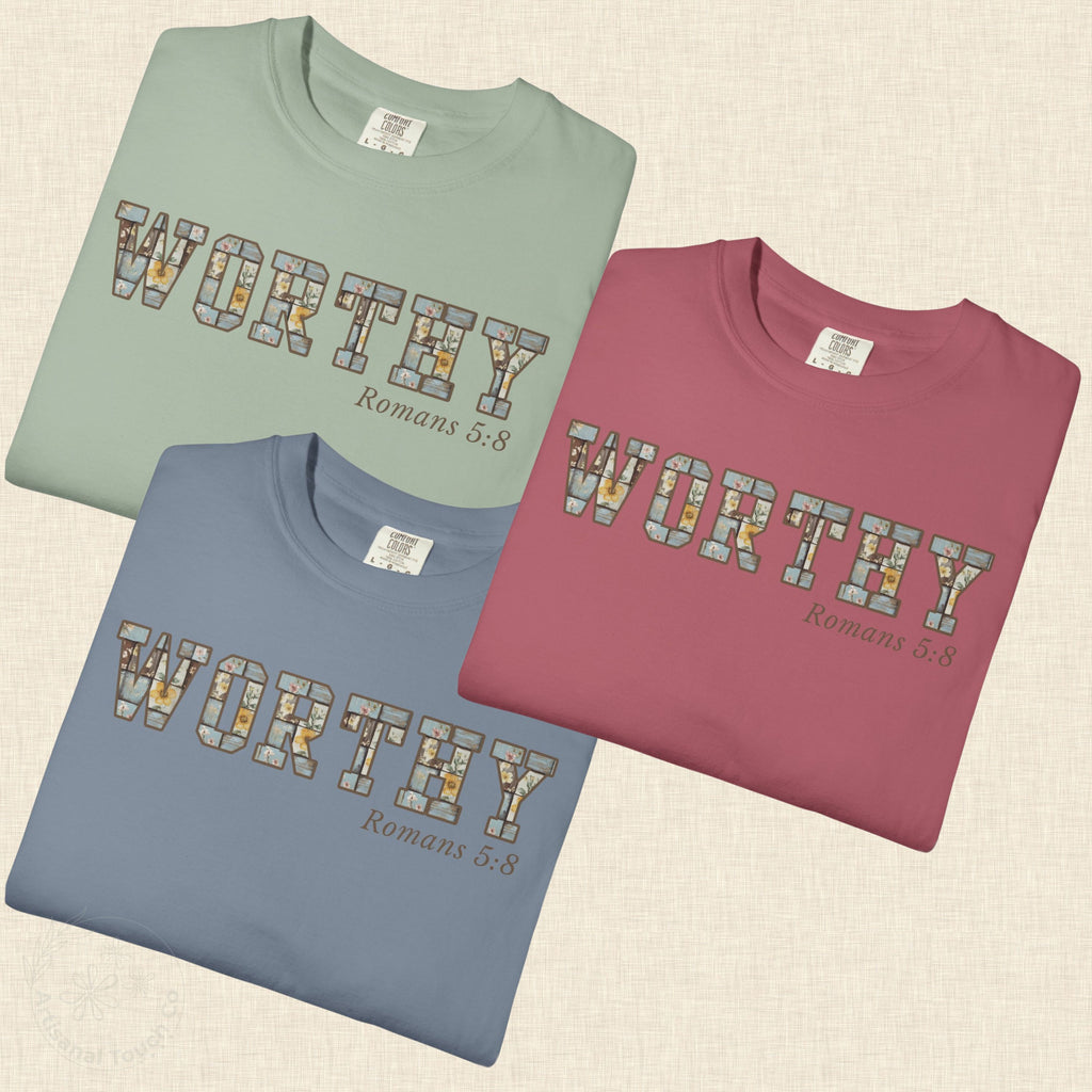 Worthy Christian Tee – Inspirational Faith Shirt