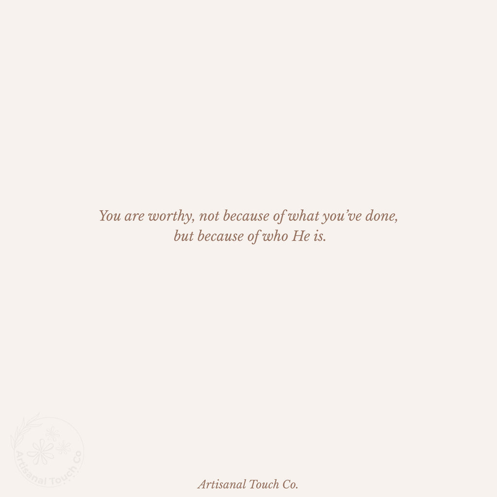 Worthy Christian Tee – Inspirational Faith Shirt